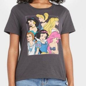 Disney Princess Short Sleeve Graphic Tee, Size S, XS